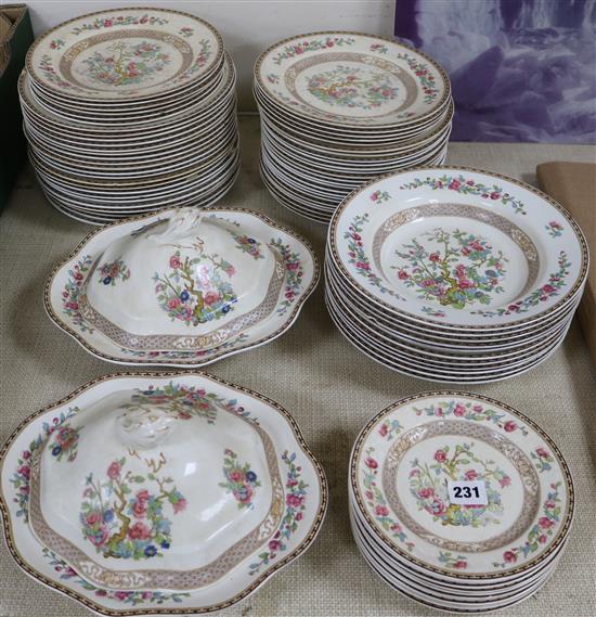 A Johnson Brothers Indian Tree dinner service